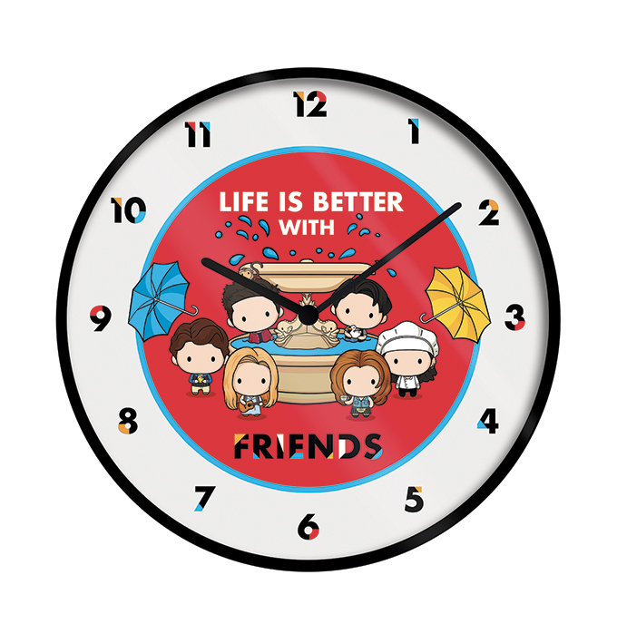 שעון קיר Life is better with FRIENDS שעון קיר Life is better with FRIENDS