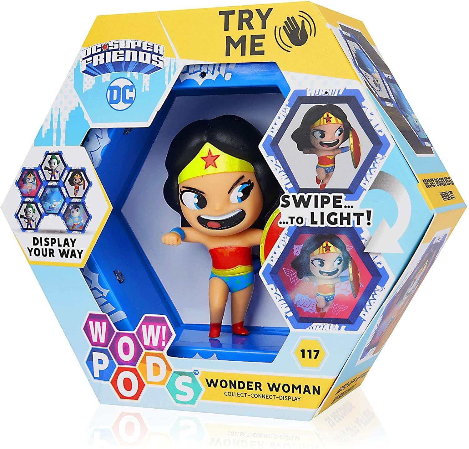 בובת וונדר וומן Light Up Bobble Head בובת וונדר וומן Light Up Bobble Head