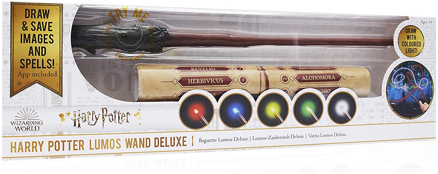 שרביט הארי פוטר עם חיבור לאפליקציה - ערכת דלוקס