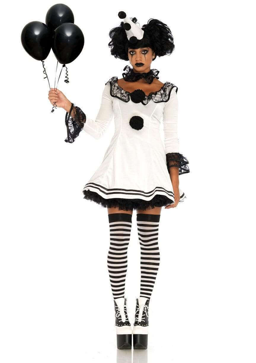 תחפושת Pierrot Clown תחפושת Pierrot Clown