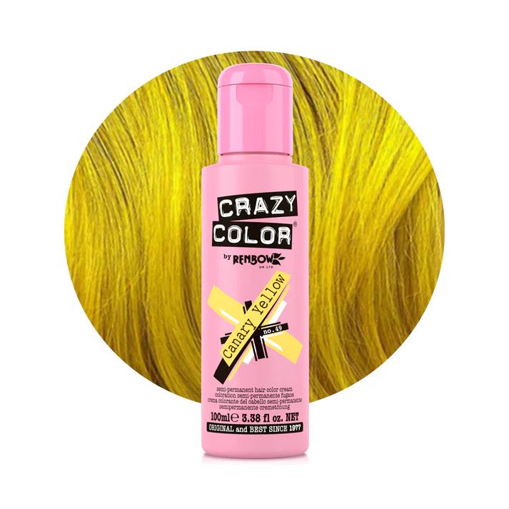 צבע שיער צהוב קנרית Canary Yellow