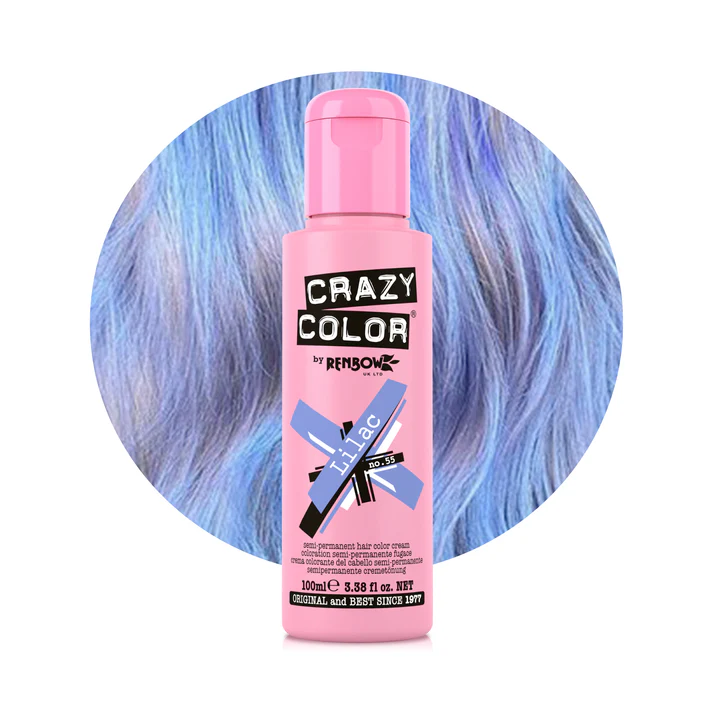 צבע שיער סגול לילך Lilac