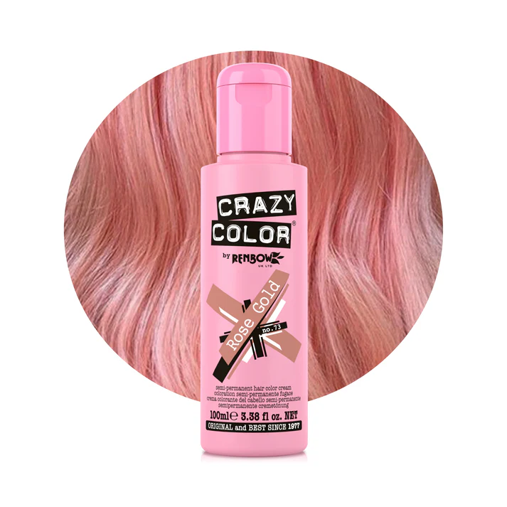 צבע שיער רוז גולד Rose Gold