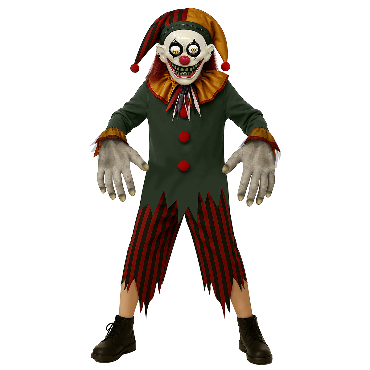 תחפושת ליצן משוגע לילדים