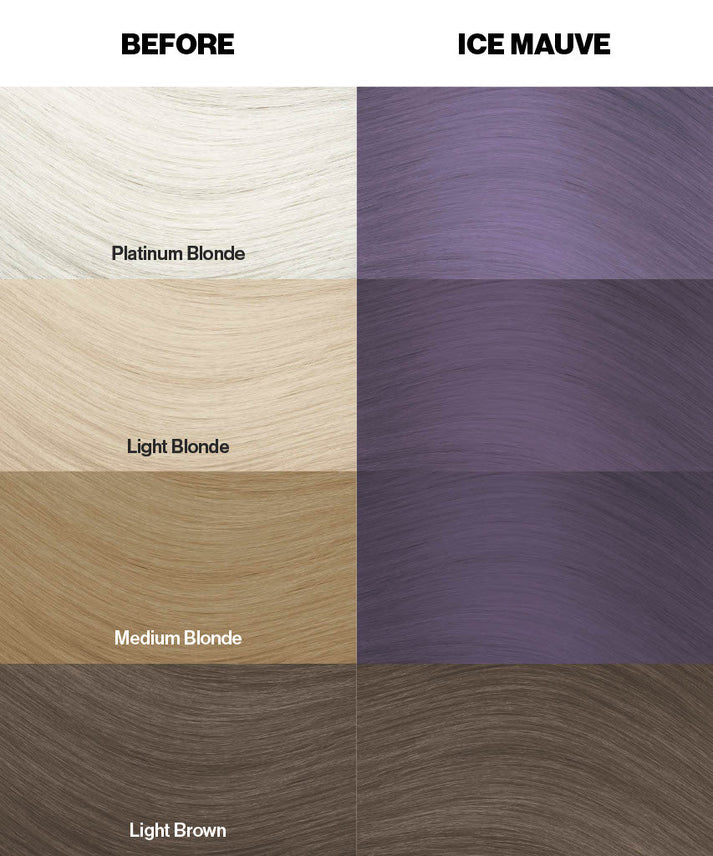 צבע שיער אייס מוב Ice Mauve