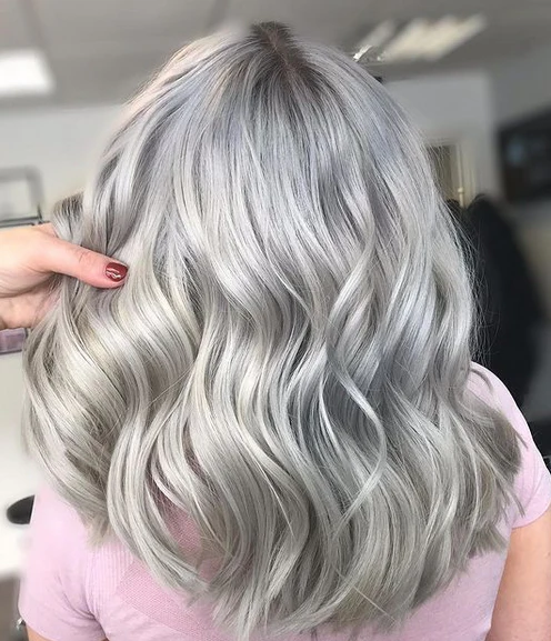  צבע שיער סילבר Silver