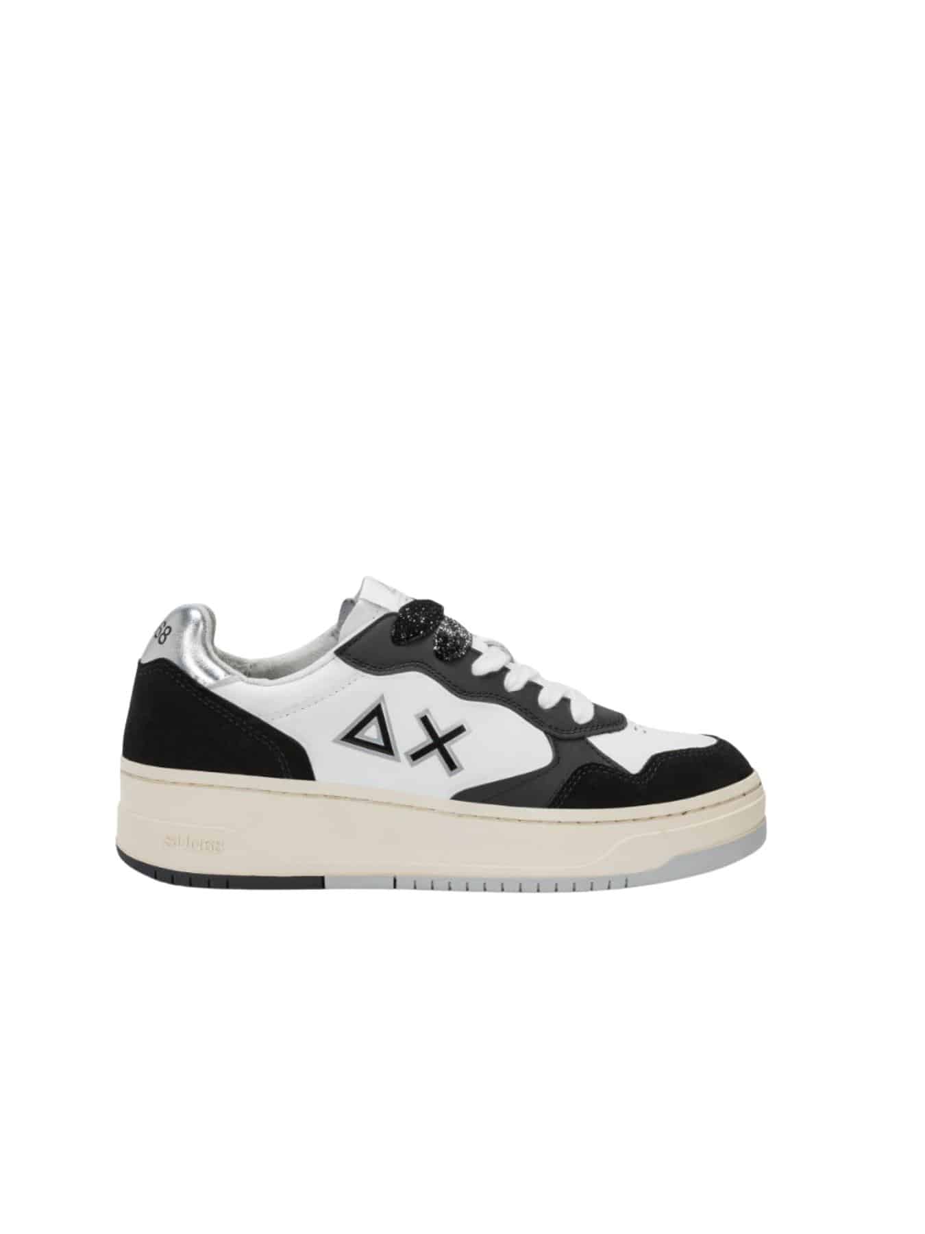 נעלי סניקרס לאישה SUN68 BASKET LOVE LADY- Black