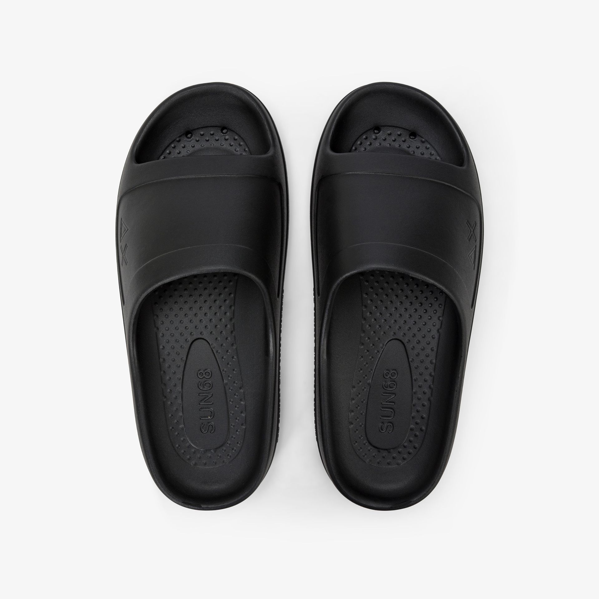 נעליים לגבר SUN68 SUPPERS MONOBLOCK LOGO - BLACK