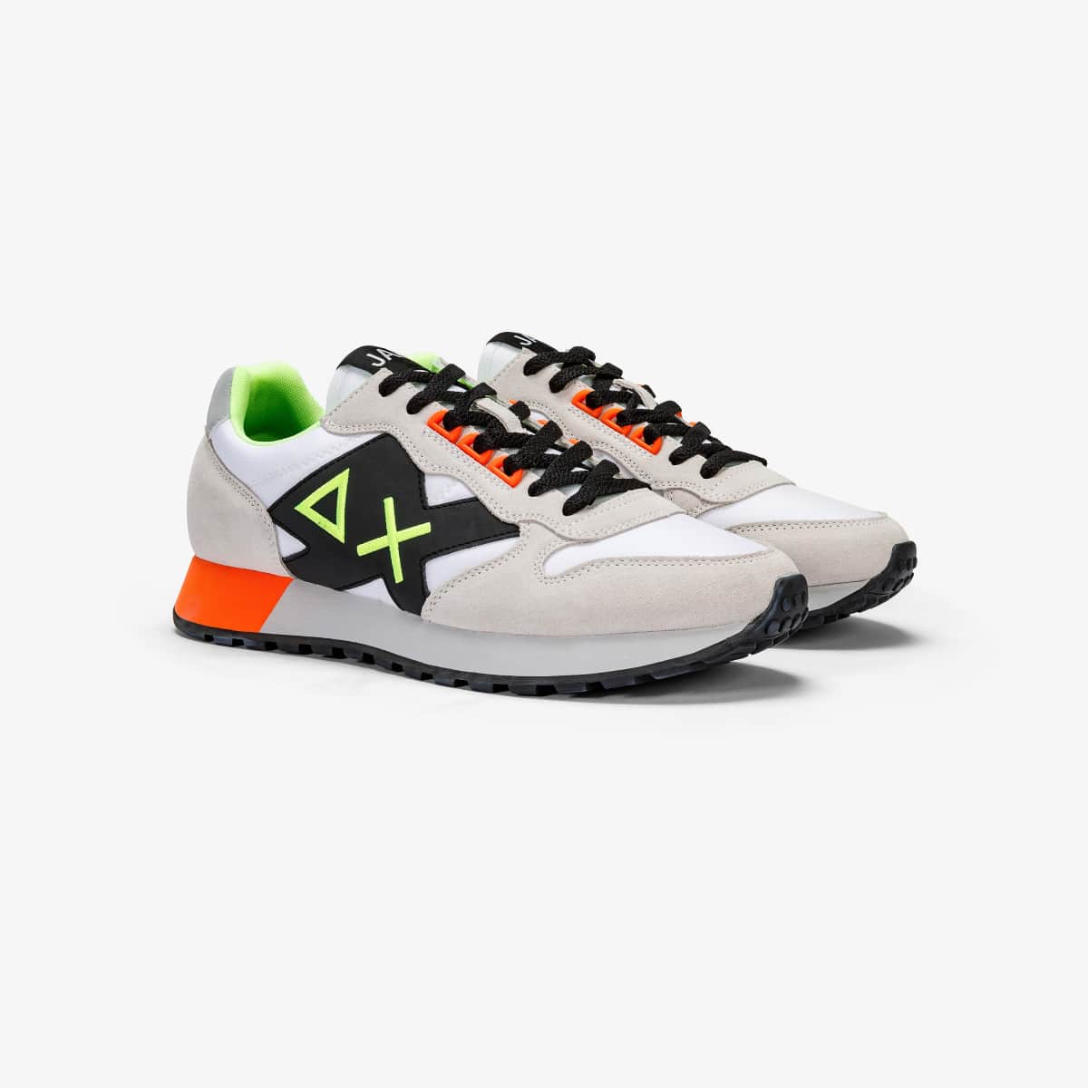 נעלי סניקרס לגבר SUN68 JAKI FLUO