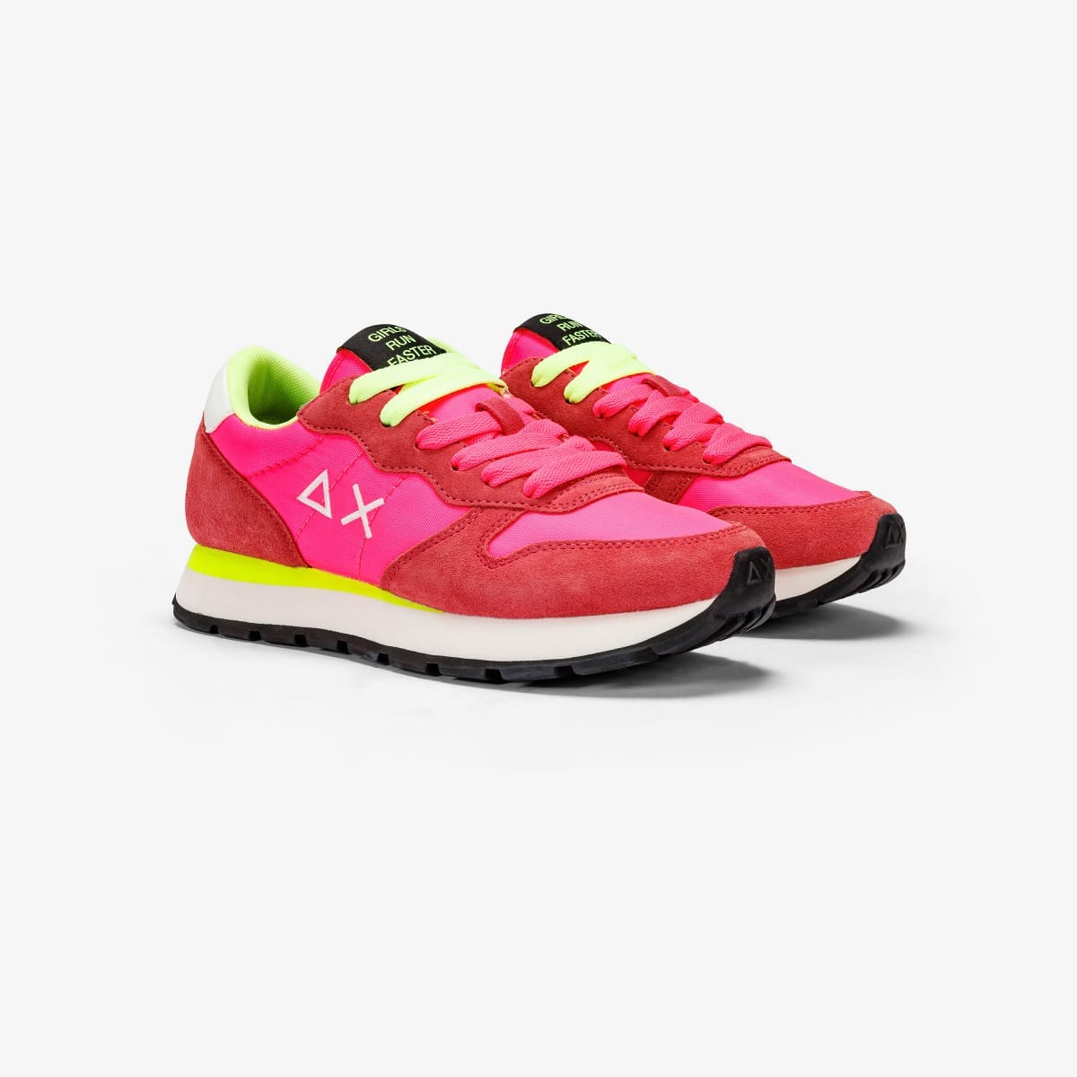 נעלי סניקרס לאישה SUN68 ALLY SOLID NYLON - Fuchsia