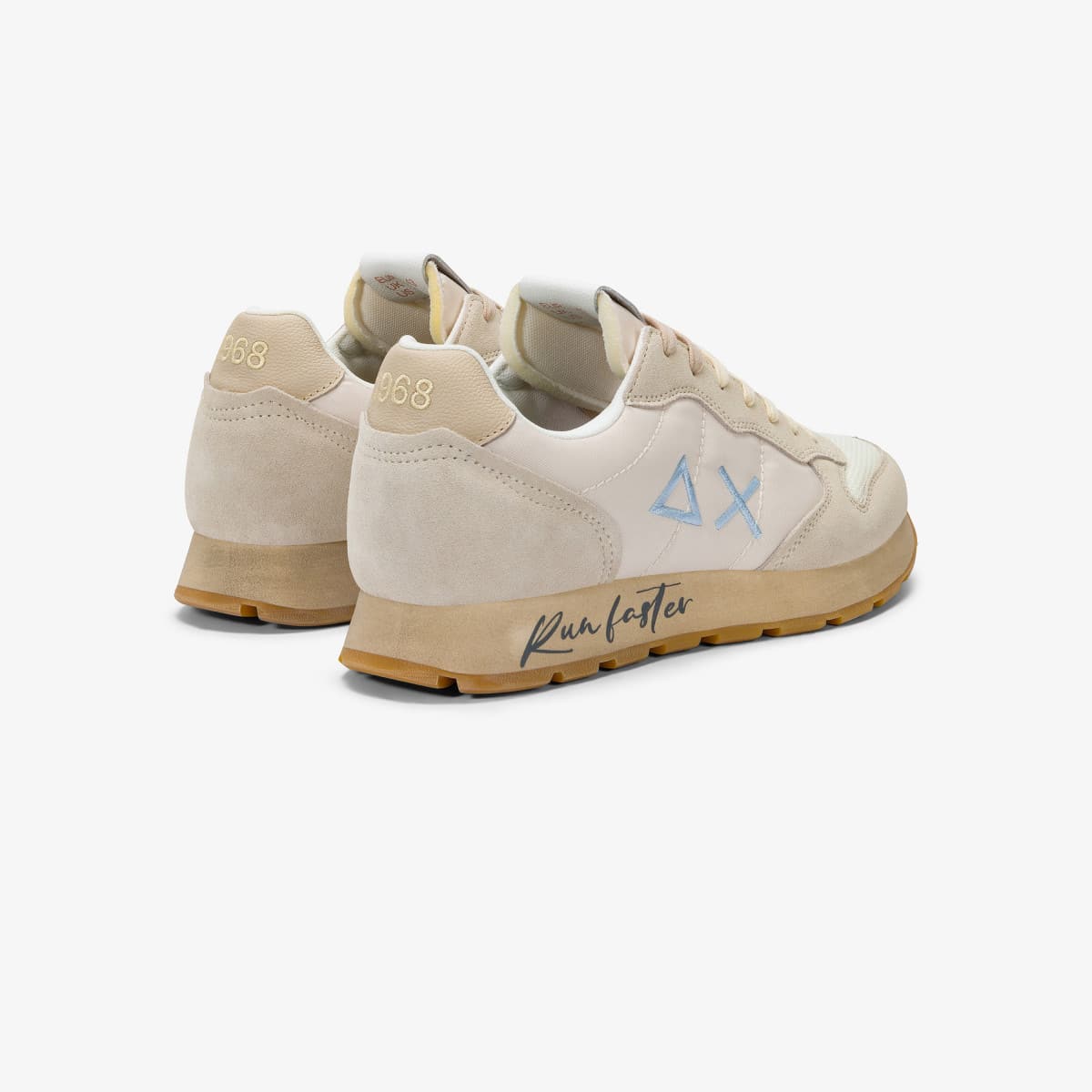 נעלי סניקרס לגבר SUN68 TOM VINTAGE OFF WHITE