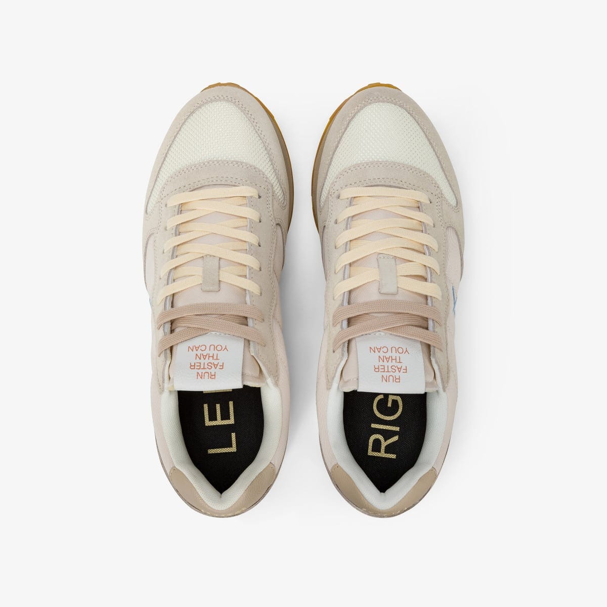 נעלי סניקרס לגבר SUN68 TOM VINTAGE OFF WHITE