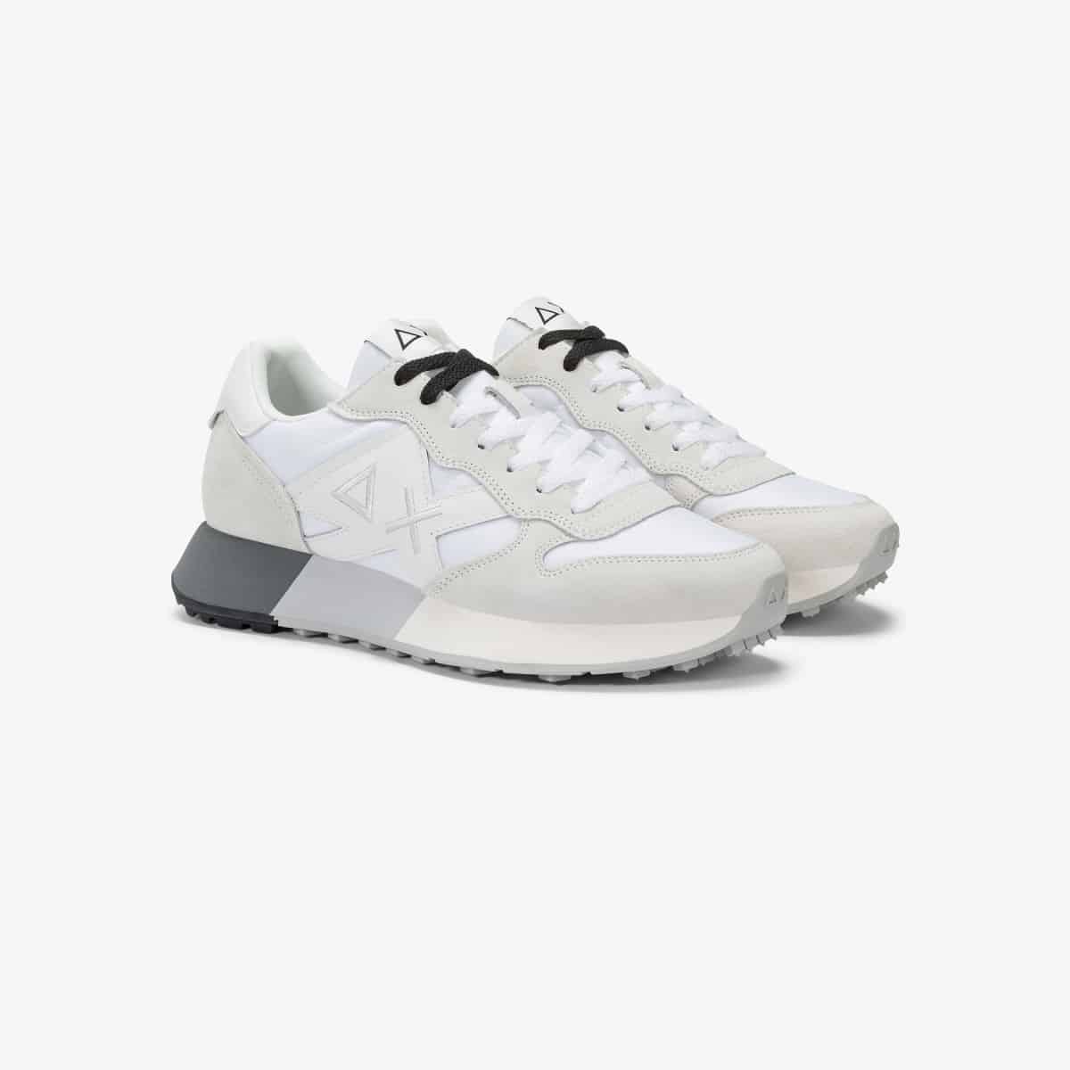 נעלי סניקרס לגבר SUN68 JAKI 2.0 BICOLOR BIANCO\BIANCO