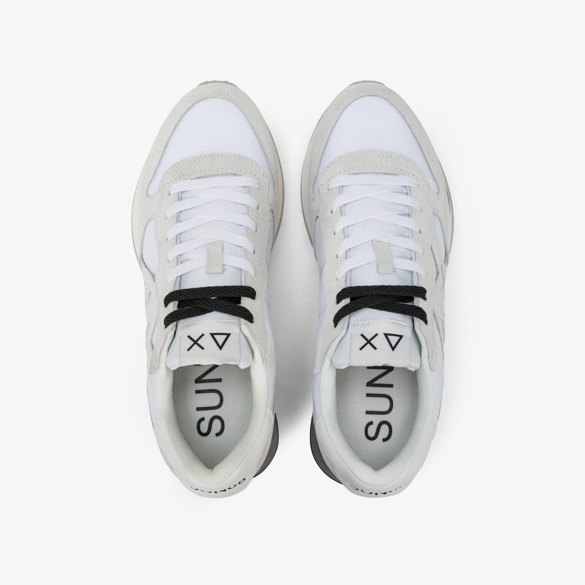 נעלי סניקרס לגבר SUN68 JAKI 2.0 BICOLOR BIANCO\BIANCO