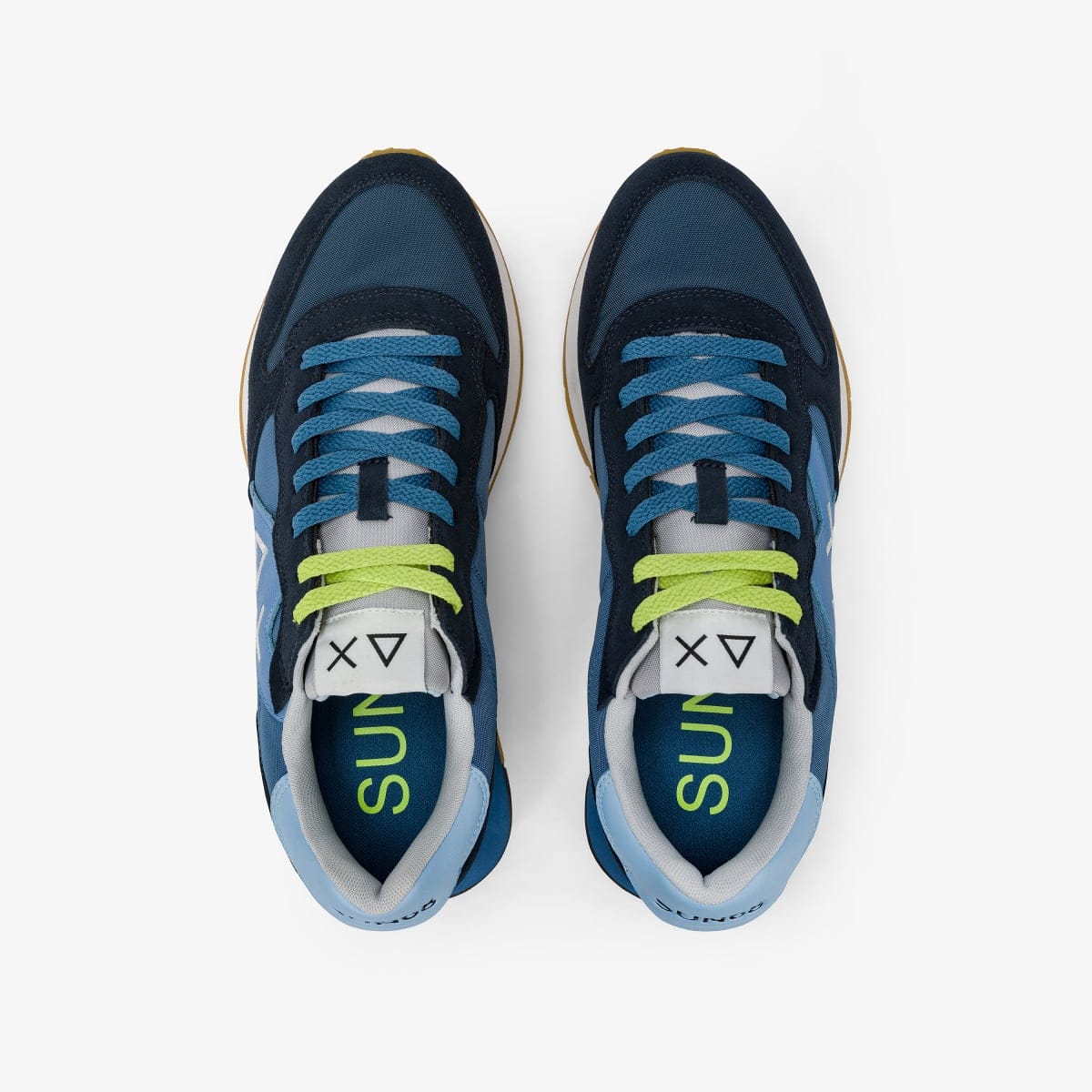 נעלי סניקרס לגבר SUN68 JAKI 2.0 BICOLOR NAVY BLUE\AVIO SCURO
