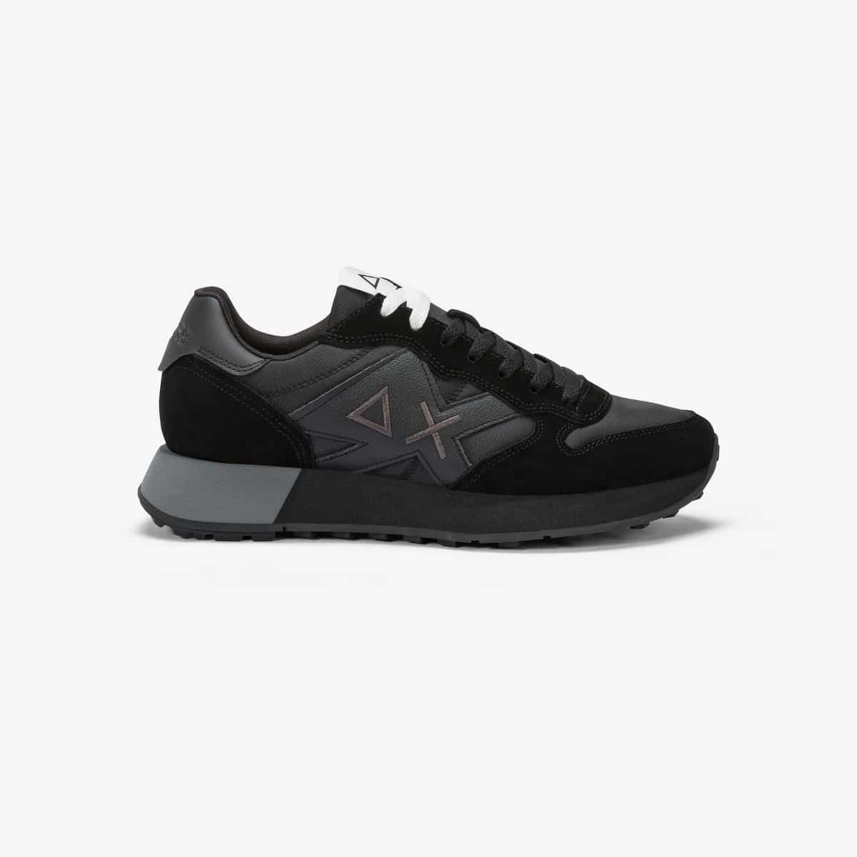 נעלי סניקרס לגבר SUN68 JAKI 2.0 BICOLOR NERO\NERO