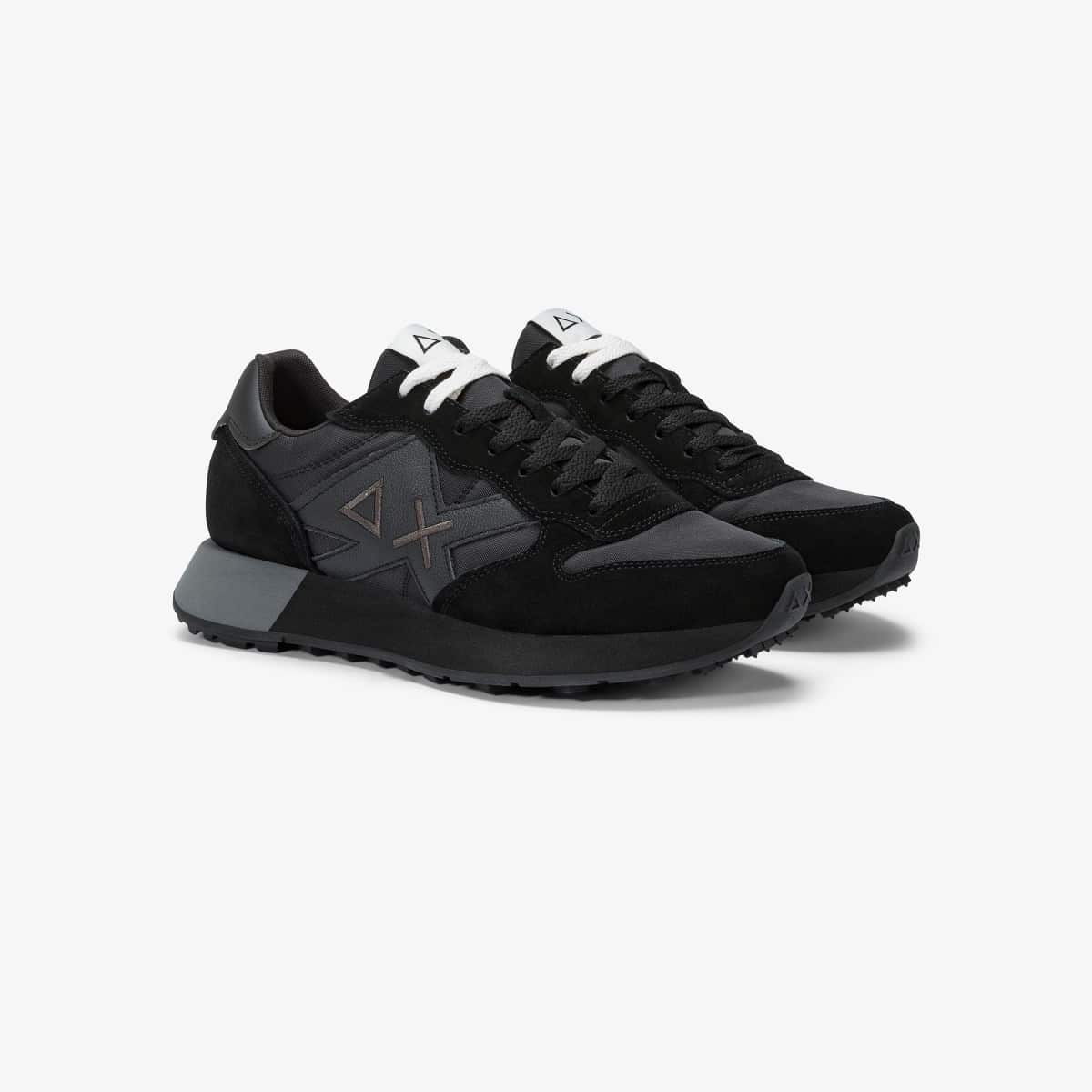 נעלי סניקרס לגבר SUN68 JAKI 2.0 BICOLOR NERO\NERO