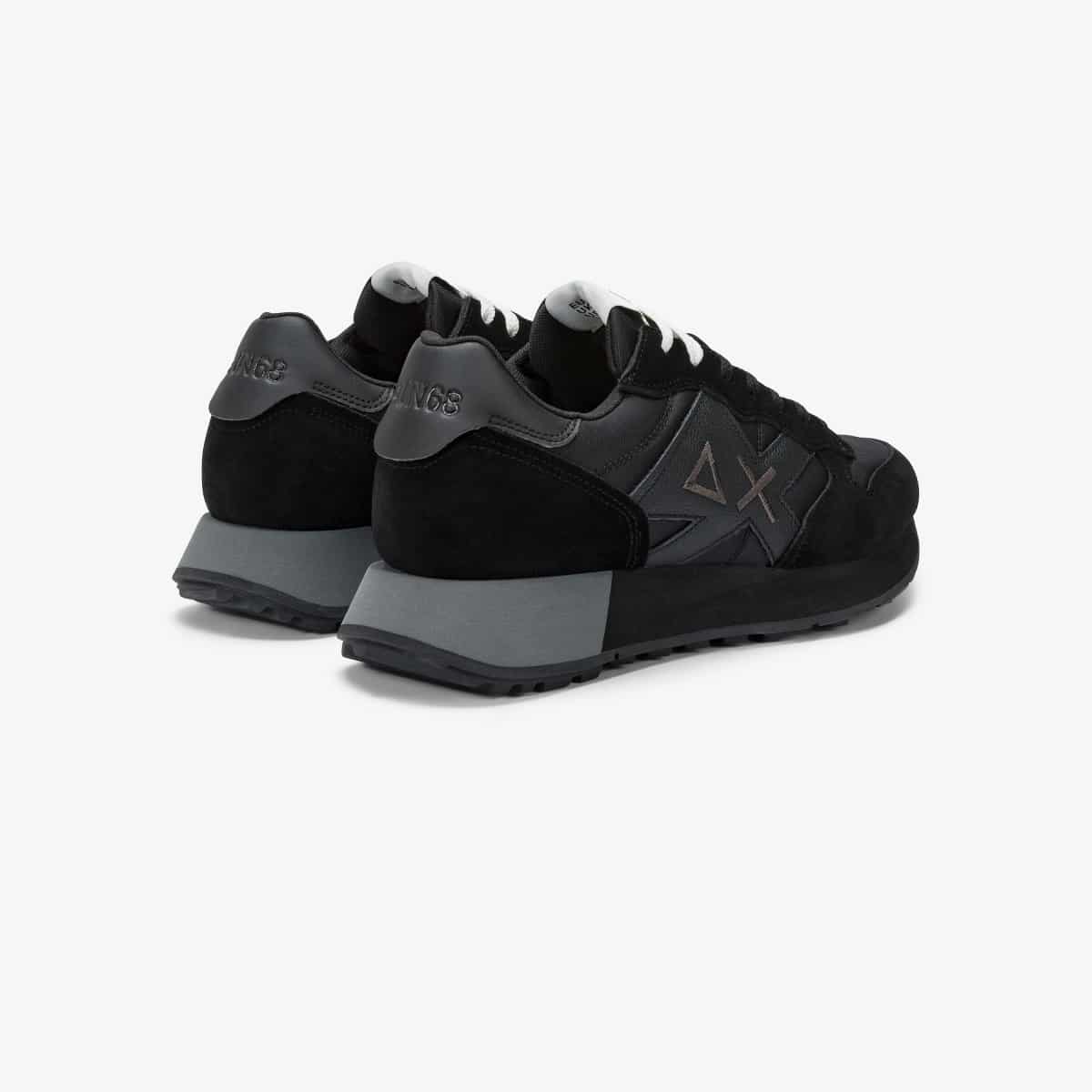 נעלי סניקרס לגבר SUN68 JAKI 2.0 BICOLOR NERO\NERO