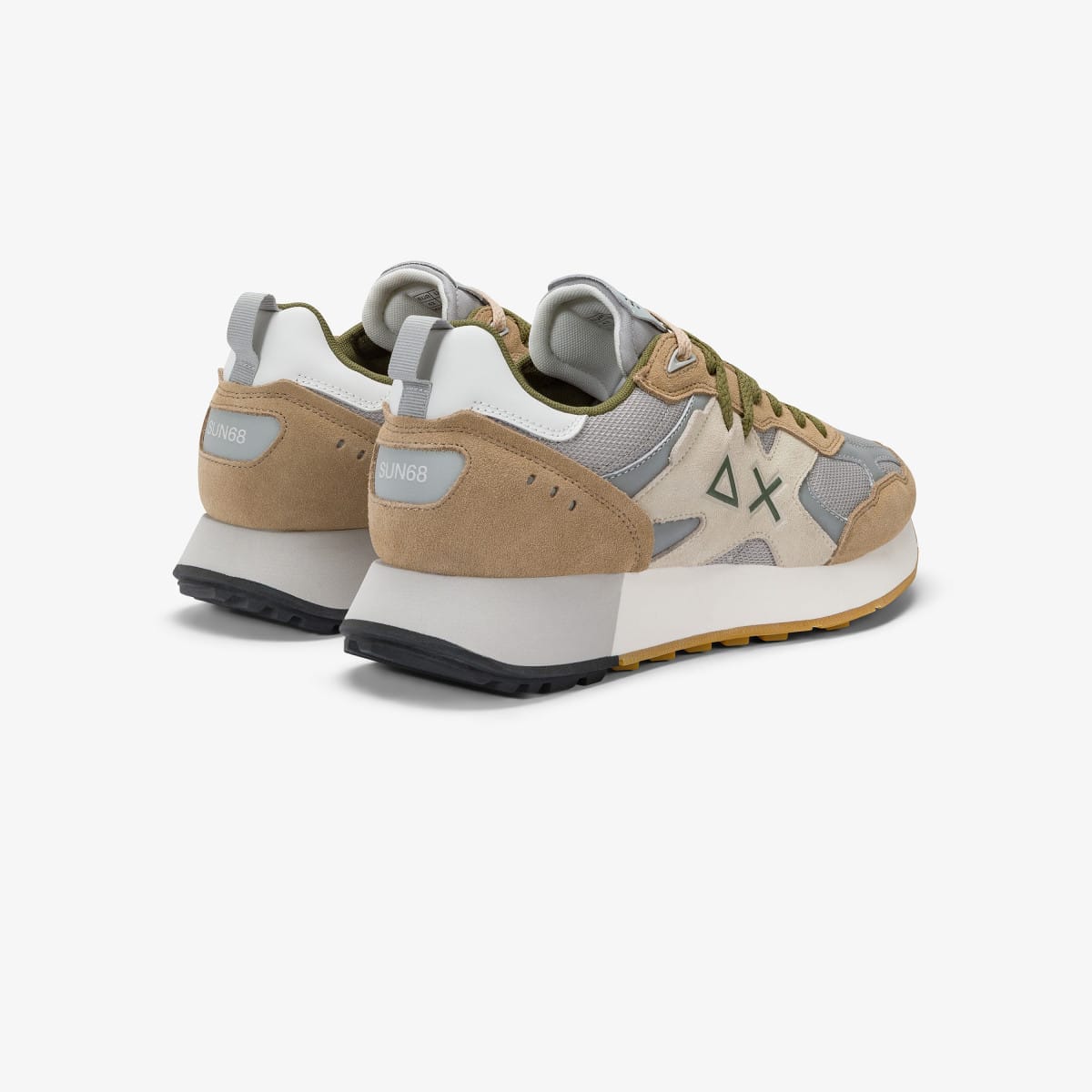 נעלי סניקרס לגבר SUN68 JAKI OUTDOOR BEIGE