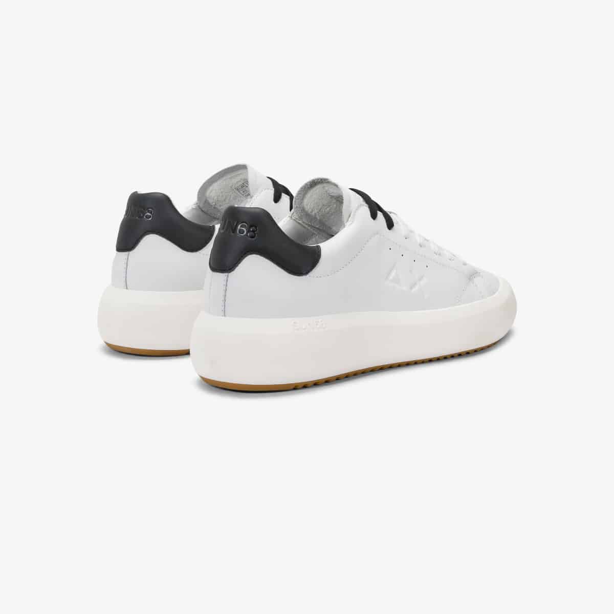 נעלי סניקרס לגבר SUN68 BIG BOY CLASSIC WHITE/BLACK