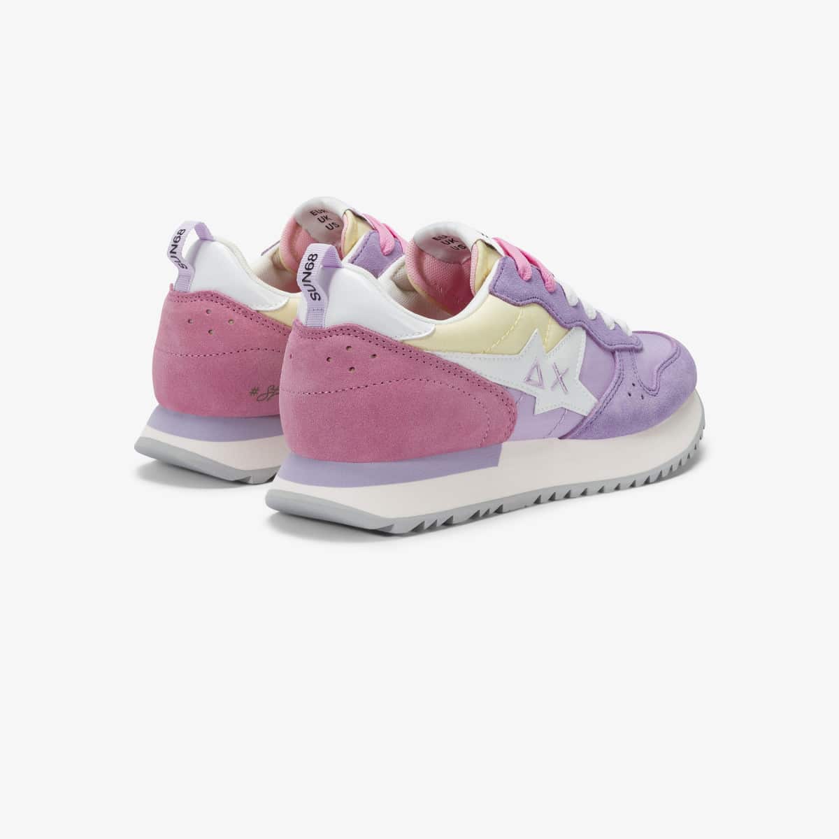 נעלי סניקרס לאישה SUN68 STARGIRL MULTICOLOR LILLA