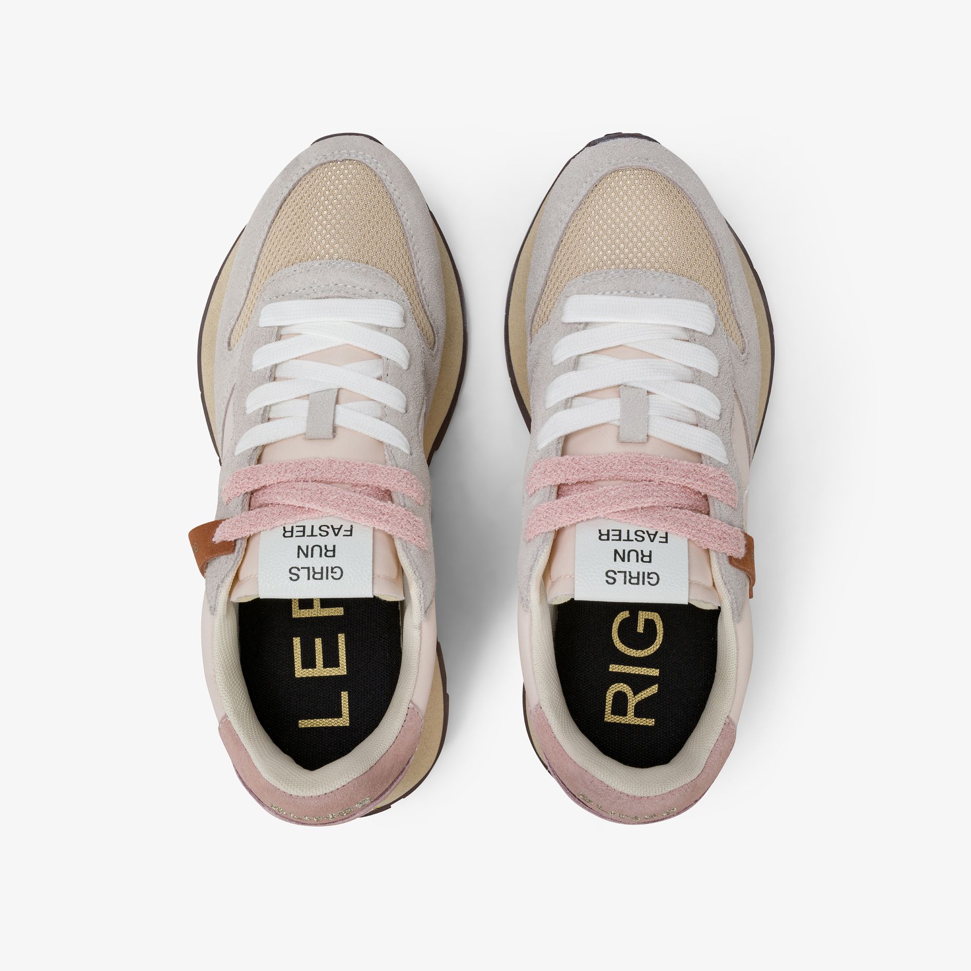 נעלי סניקרס לאישה SUN68 ALLY VINTAGE SNEAKER- PORCELAIN PINK