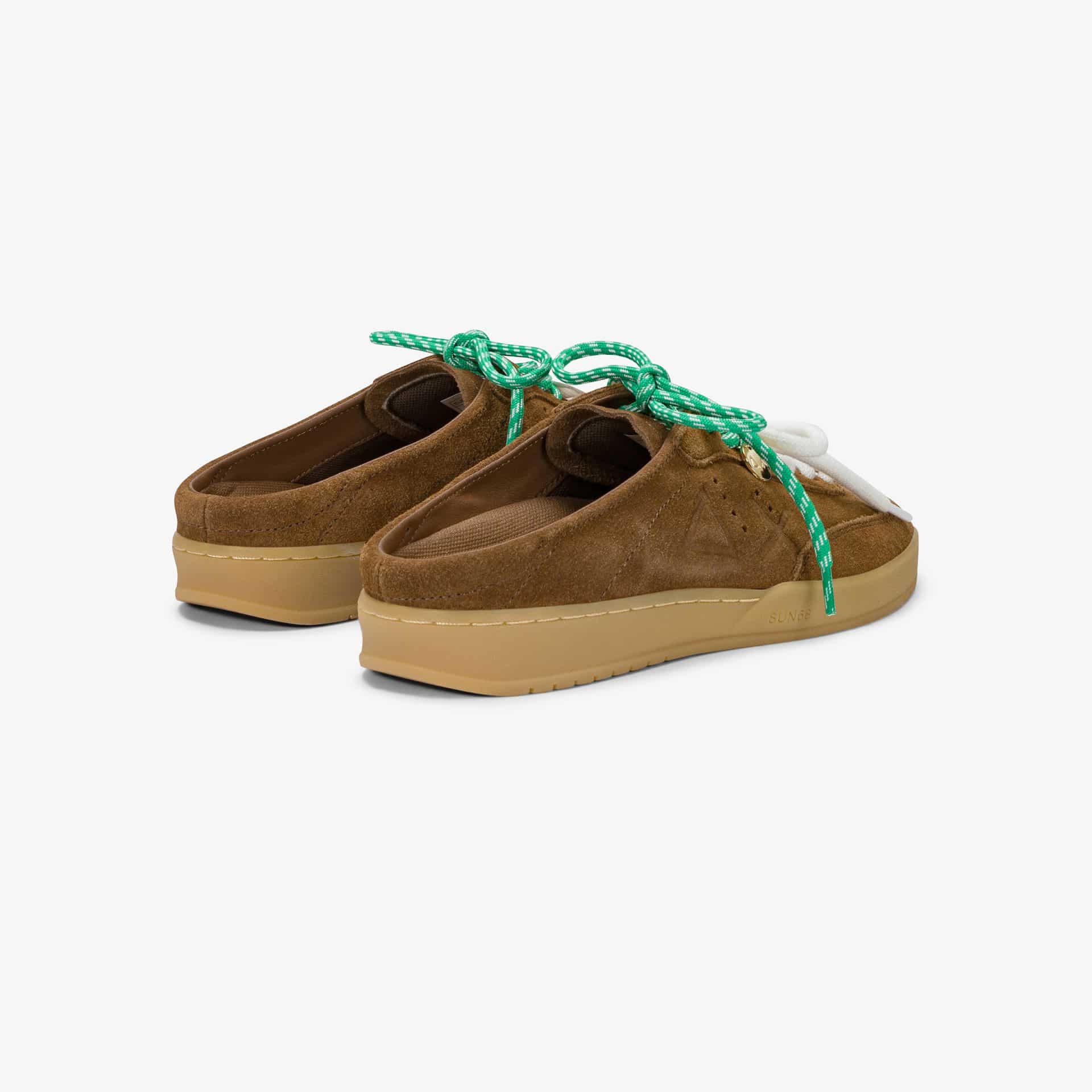 נעליים לאישה SUN68 CALIFORNIA SUN SUEDE SABOT- FOX BROWN