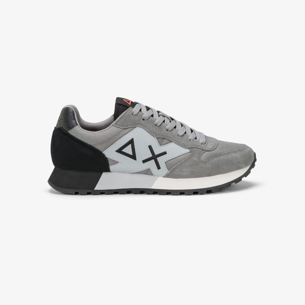נעלי סניקרס לגבר SUN68 JAKI SOLID - Light Gray
