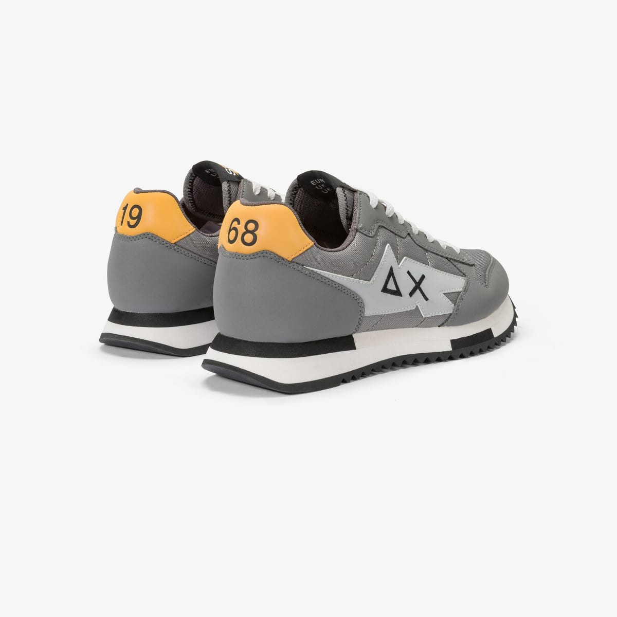 נעלי סניקרס לגבר SUN68 NIKI SOLID - Light Gray