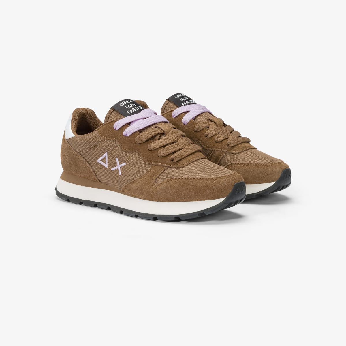 נעלי סניקרס לאישה SUN68 ALLY SOLID NYLON - Dark brown