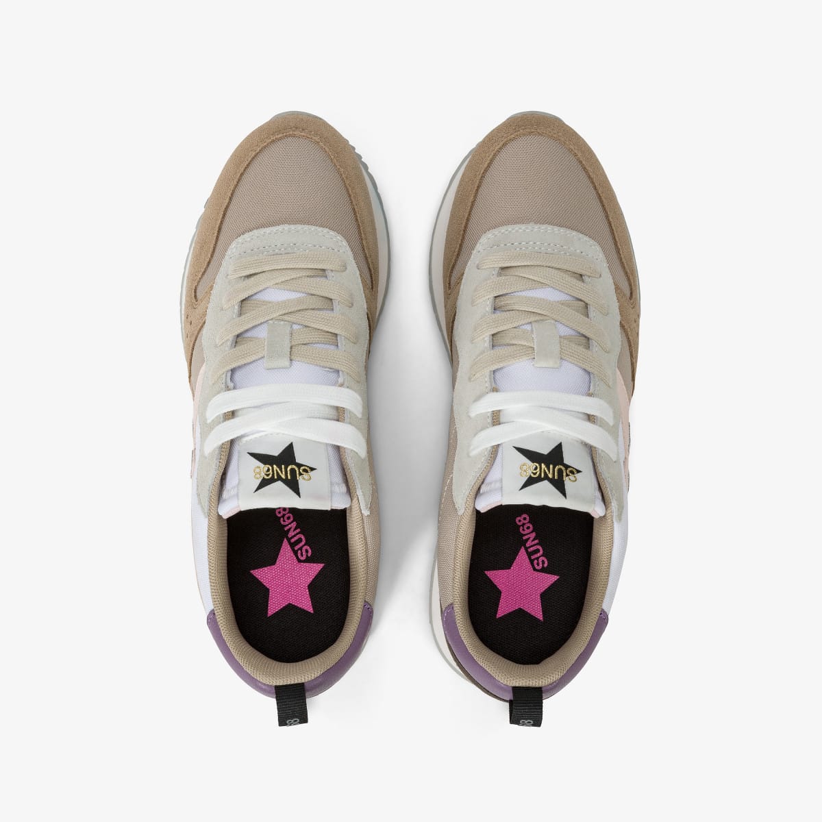 נעלי סניקרס לאישה SUN68 STARGIRL MULTICOLOR - Falcon