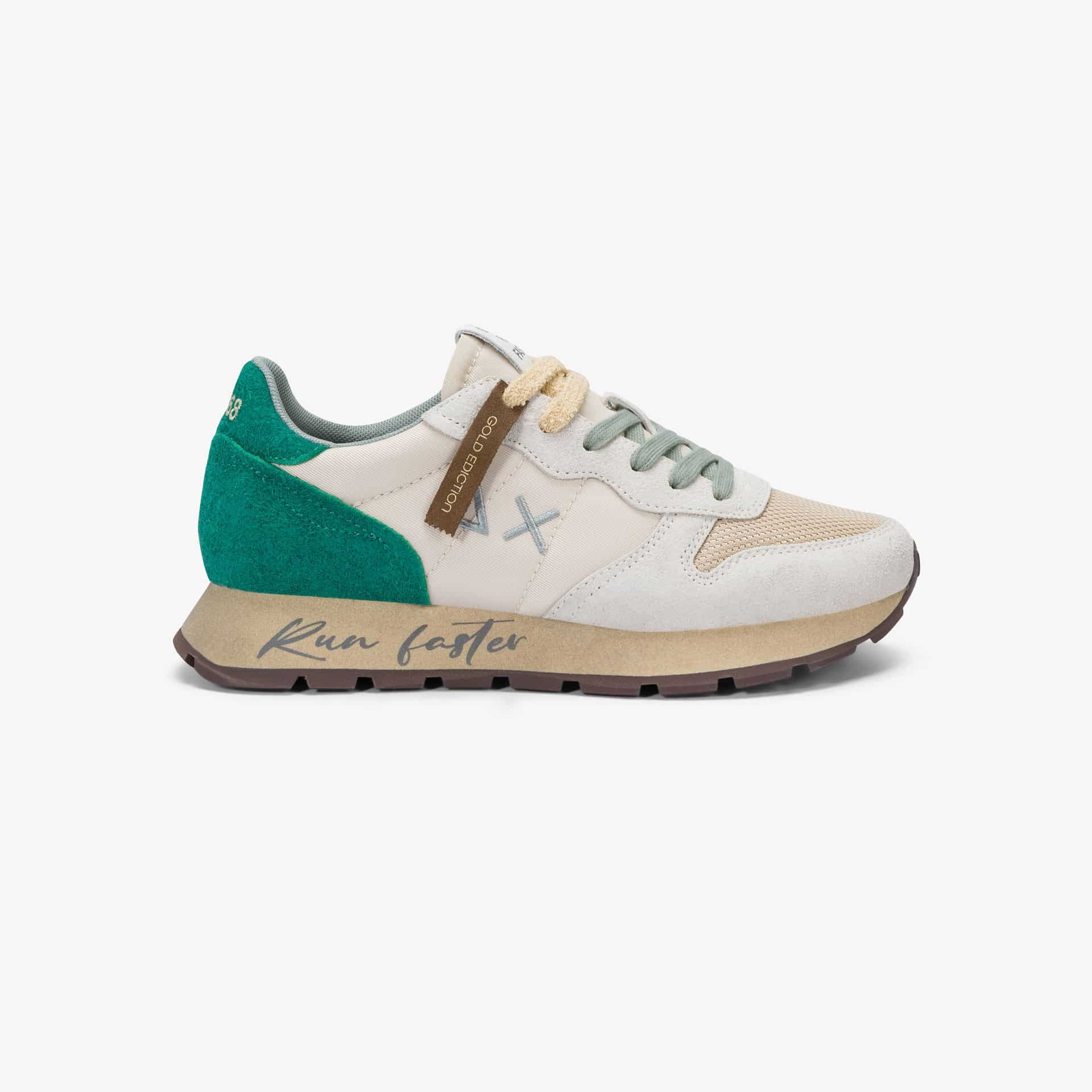 נעלי סניקרס לאישה SUN68 ALLY VINTAGE- Off White