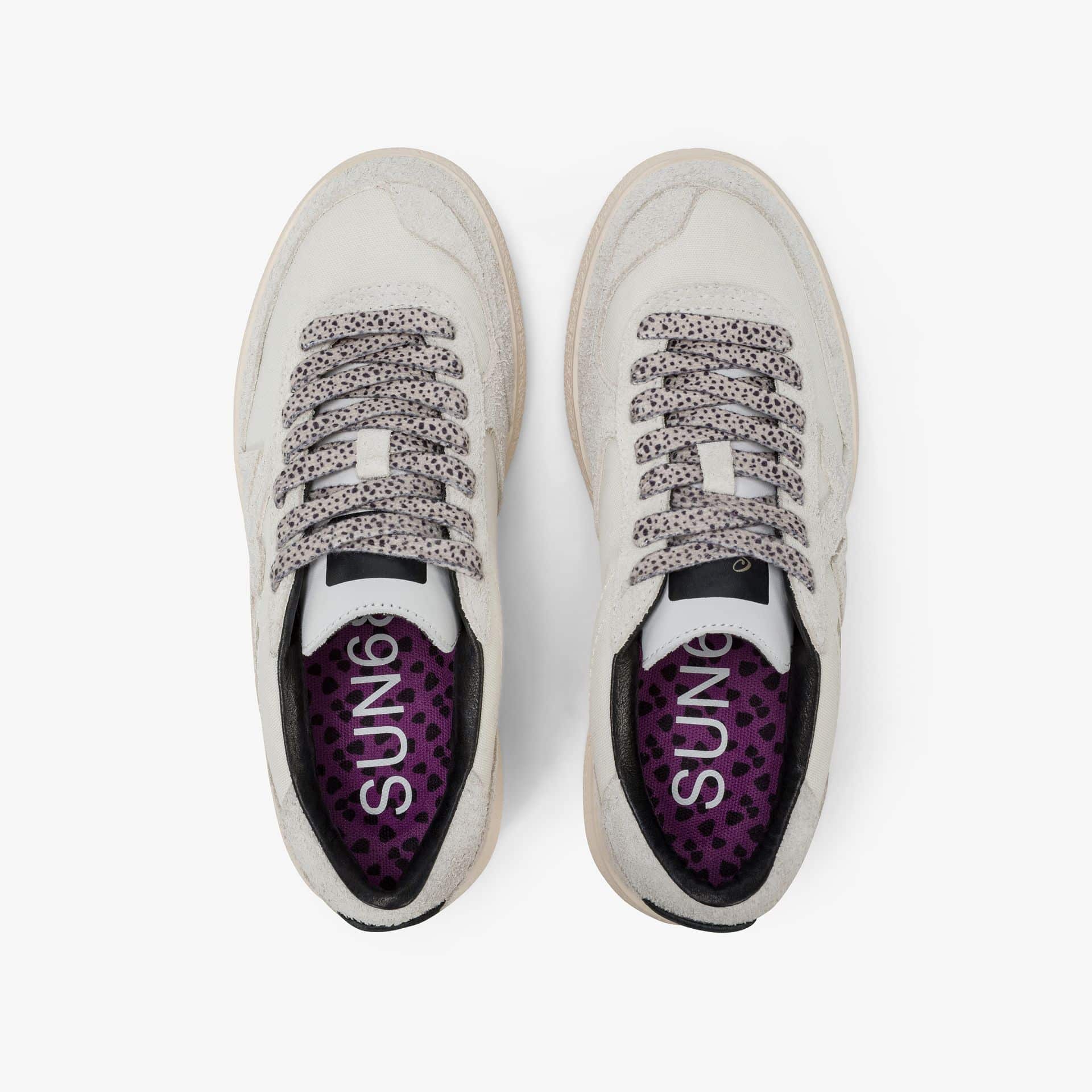 נעלי סניקרס לאישה SUN68 SALLY - OFF WHITE