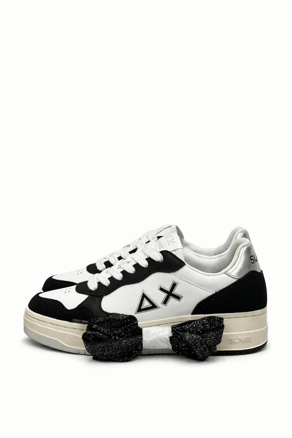 נעלי סניקרס לאישה SUN68 BASKET LOVE LADY- Black