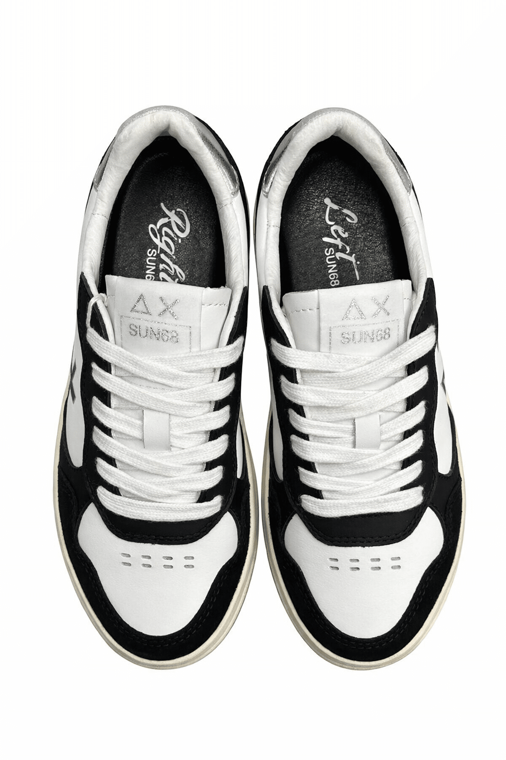 נעלי סניקרס לאישה SUN68 BASKET LOVE LADY- Black