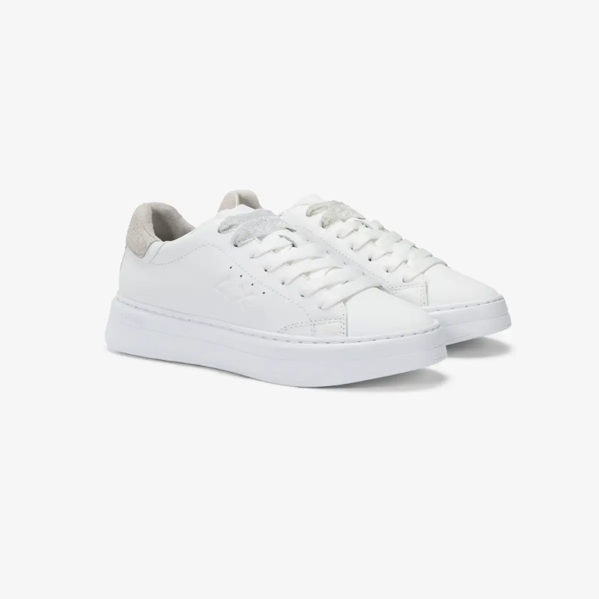 נעלי סניקרס לאישה SUN68 GRACE LEATHER WHITE