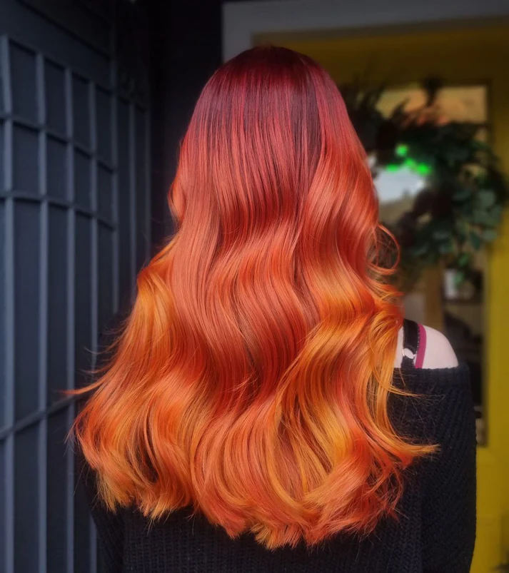 צבע שיער קורל רד Coral Red