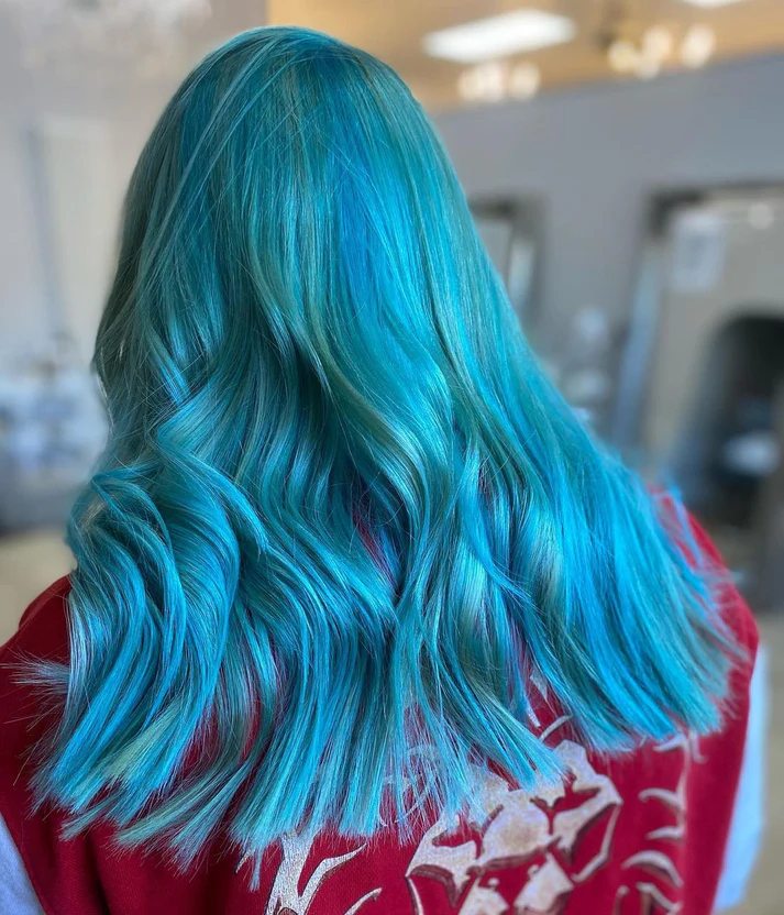 צבע שיער בלו ג'ייד Blue Jade